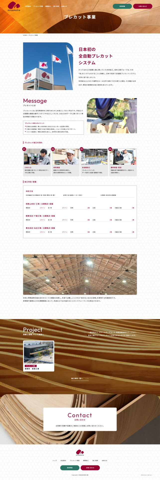 株式会社宮本工業　コーポレートサイトの画像